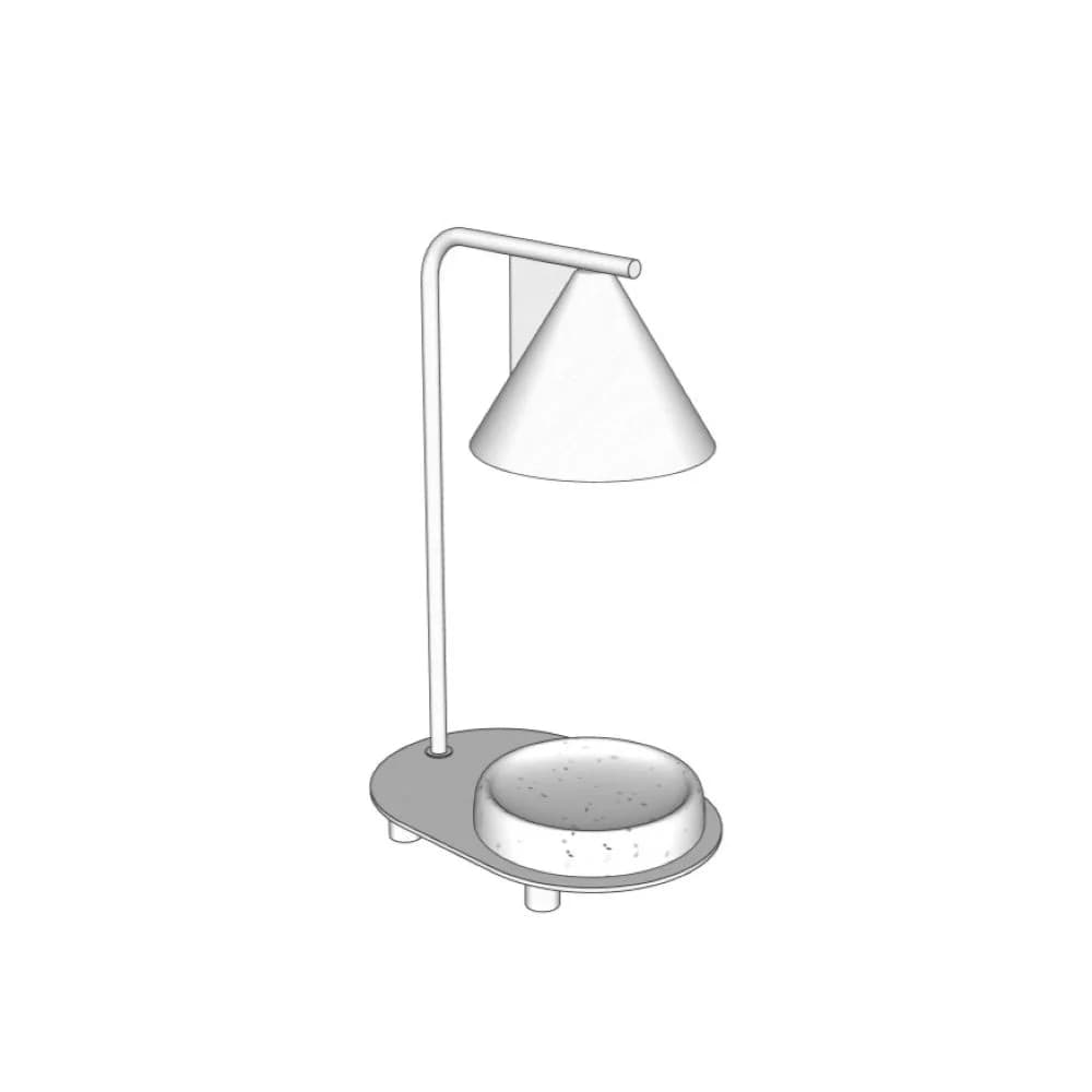 水磨石融蠟燈 Terrazzo Candle Warmer Lamp